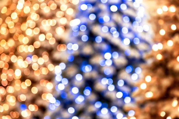 Astratto magico festivo lucido sfondo discoteca di colore blu e giallo oro con effetto bokeh per congratulazioni o poster per felice anno nuovo, Buon Natale, vacanza — Foto Stock