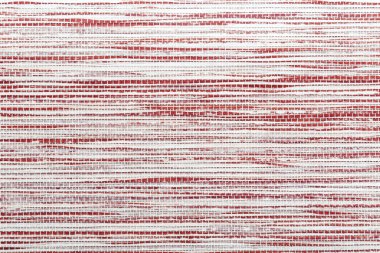 Hasır desenli soyut dekoratif arkaplan kırmızı ve beyaz renkli yatay kavisli çizgiler