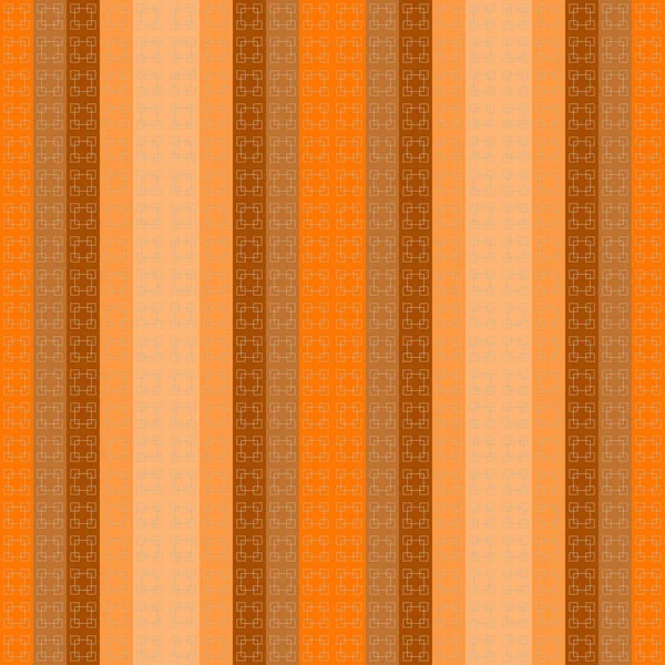 Seamless Geometric Striped Checkered Bright Orange Pattern Stylish Background Wallpaper — Stock Vector