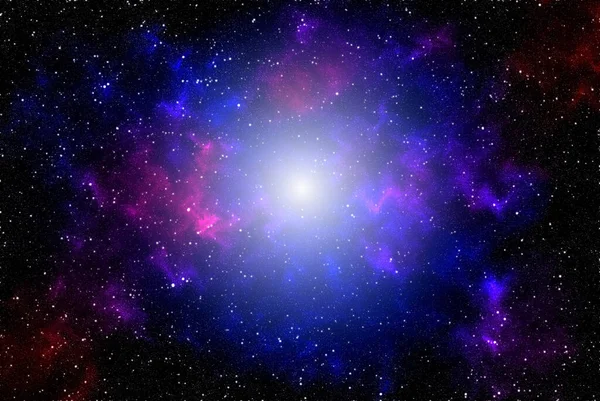 Ilustrație Galaxie Tapet Science Fiction Frumuseţea Spaţiului Adânc Miliarde Galaxii — Fotografie, imagine de stoc