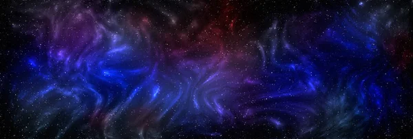 Εικονογράφηση Πλανήτες Και Γαλαξίας Ταπετσαρία Επιστημονικής Φαντασίας Ομορφιά Του Διαστήματος — Φωτογραφία Αρχείου