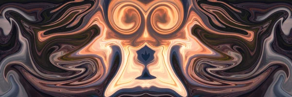 Streszczenie Psychodelicznego Kontekstu Projekt Tekstury Marmurkowej Dekoracyjna Ozdoba Fantazji Streszczenie — Zdjęcie stockowe