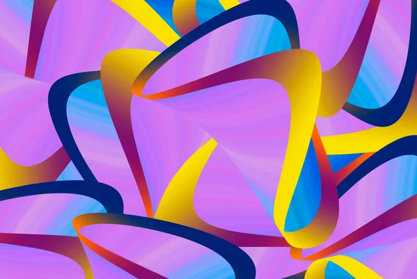 Lindas Listras Coloridas Fundo Abstrato Efeito Pixels Esticados Decorativa Fantasia — Fotografia de Stock