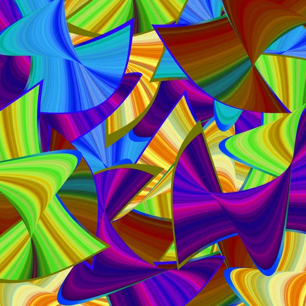 Rayures Colorées Fond Abstrait Effet Pixels Étirés Ornements Fantaisie Décoratifs — Photo