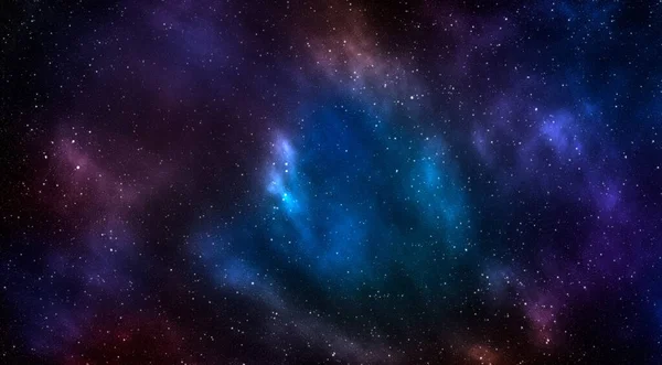 Űrháttér Csillagporral Ragyogó Csillagokkal Realisztikus Kozmosz Színes Köd Bolygó Tejes — Stock Fotó