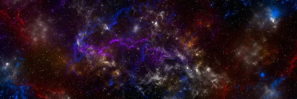 미술의 행성과 우주의 아름다움 우주에는 수십억 은하가 있습니다 — 스톡 사진