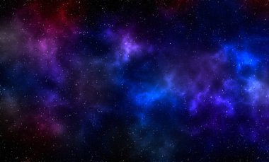 Gezegenler ve galaksiler, bilim kurgu duvar kağıtları. Derin uzayın güzelliği. Evrendeki milyarlarca galaksi kozmik sanat arka planında. 3B illüstrasyon.