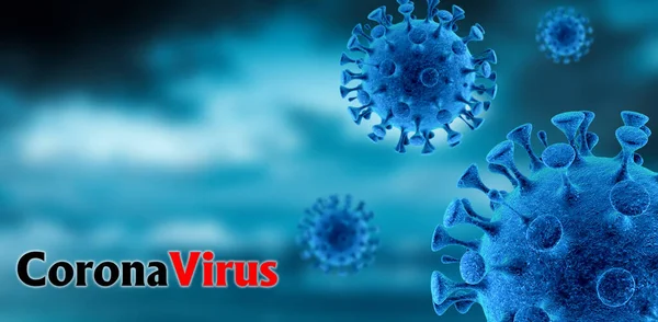 Imagen Célula Del Virus Gripe Covid Antecedentes Gripe Del Brote —  Fotos de Stock