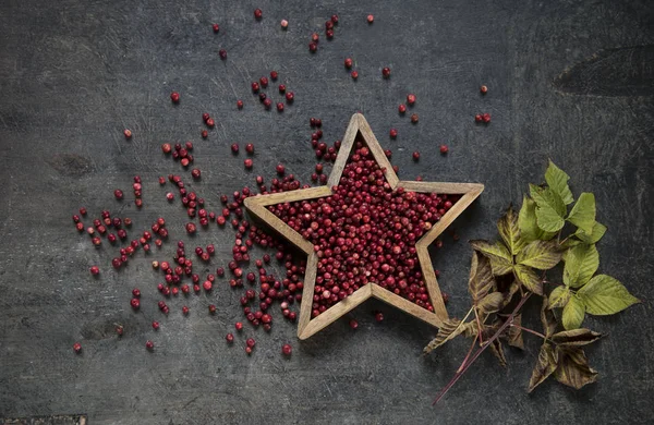 Bagas Vermelhas Cranberries Alimentos Saudáveis — Fotografia de Stock