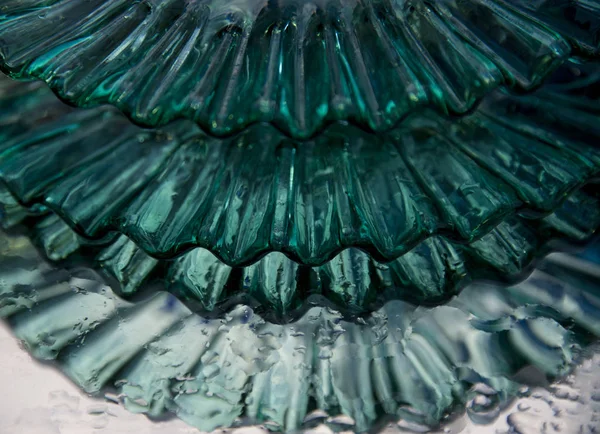 arka plan olarak mavi ripply cam yüzey 