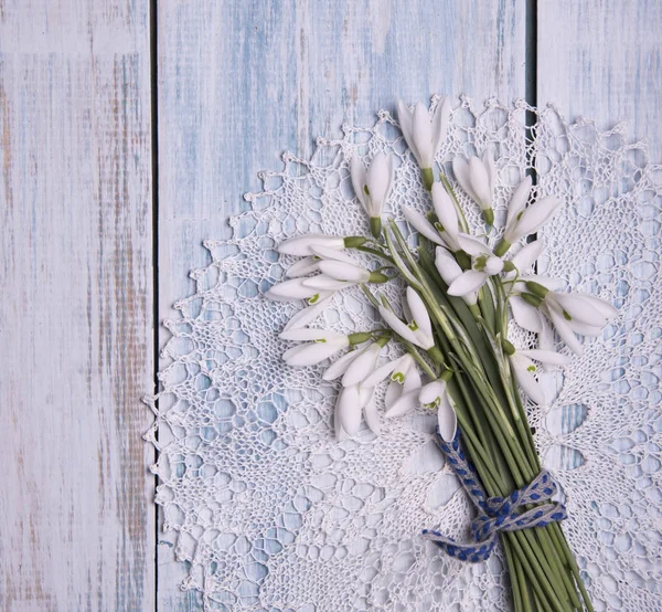 파스텔 배경에 꽃다발의 클로즈업 — 스톡 사진