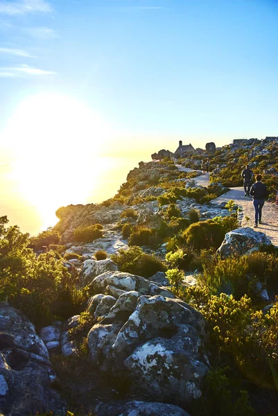 Table Mountain National Park Wcześniej Znany Jako Parku Narodowego Półwyspu — Zdjęcie stockowe