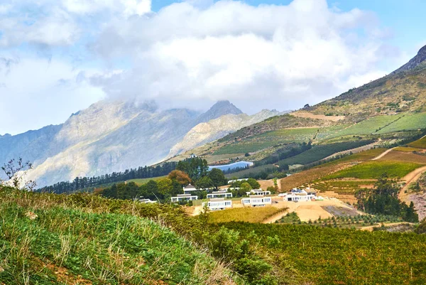 Stellenbosch Güney Afrika Yaklaşık Kilometre Mil Cape Town Stellenbosch Dağ — Stok fotoğraf