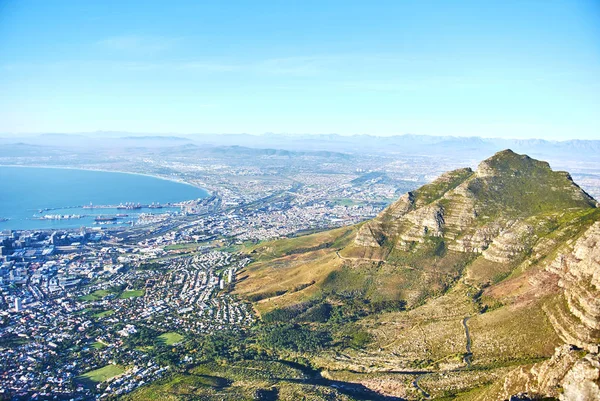 Masa Dağı Milli Parkı Daha Önce Cape Yarımadası Milli Parkı — Stok fotoğraf