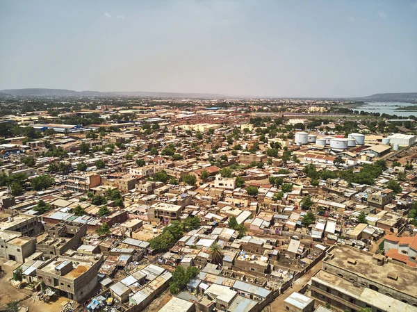 Bamako Capital Maior Cidade Mali Com Uma População Milhões Habitantes — Fotografia de Stock