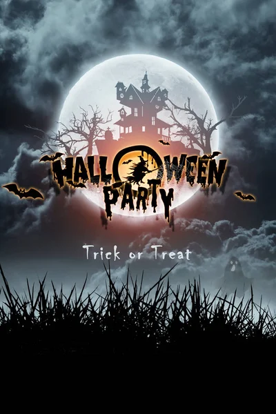 Cadılar Bayramı, hayalet, balkabağı. Tasarım bir tatil el ilanı, davetiye kartı, kartpostal.