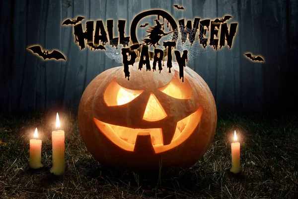 Cadılar Bayramı, hayalet, balkabağı. Tasarım bir tatil el ilanı, davetiye kartı, kartpostal.