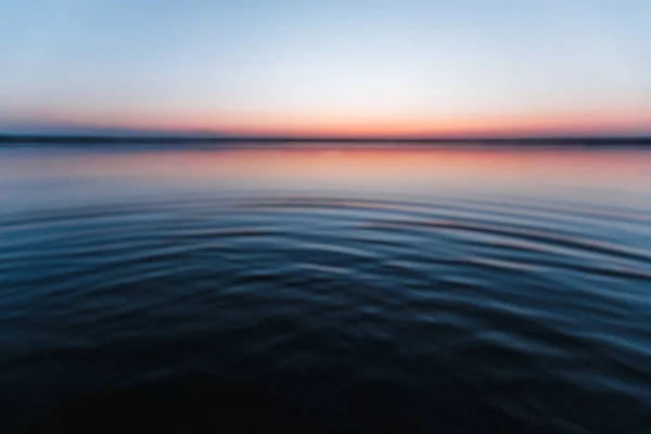 Ircles Água Contra Belo Pôr Sol Rosa Hora Mágica Dia — Fotografia de Stock