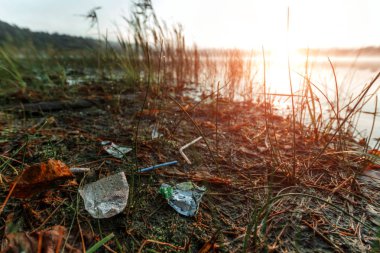 Deniz hayatını çevre sorunu kavramı dünya çevre günü etkileyen deniz çöpe