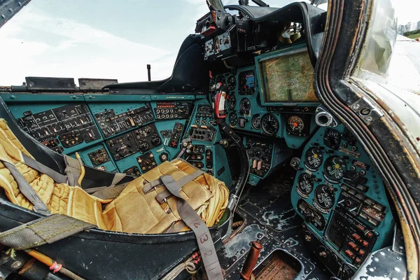 Minsk Biélorussie Septembre 2018 Musée Avionique Hélicoptère Hélicoptère Cobine Hélicoptère — Photo