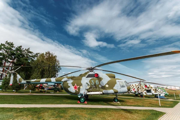 Minsk Belarus September 2018 Museum Avionics Helicopter Multipurpose Helicopter Service — Stock Photo, Image