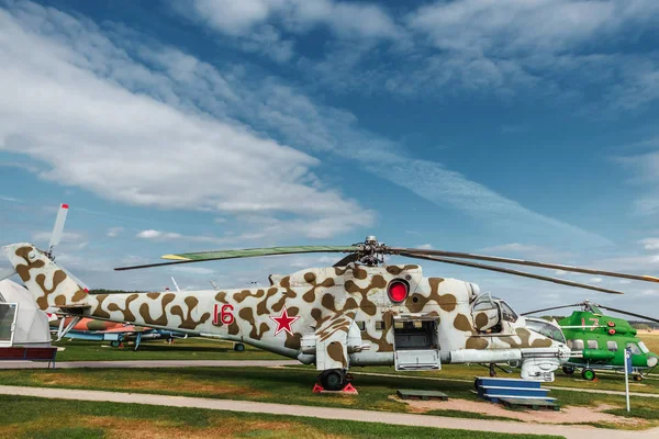 Minsk Belarus September 2018 Museum Avionics Helicopter Multipurpose Helicopter Service — Stock Photo, Image