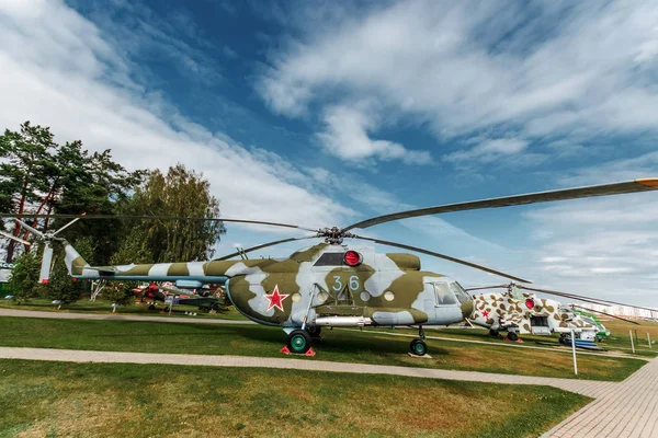 Minsk Belarus September 2018 Museum Avionics Helicopter Multipurpose Helicopter Service — Stock Photo, Image