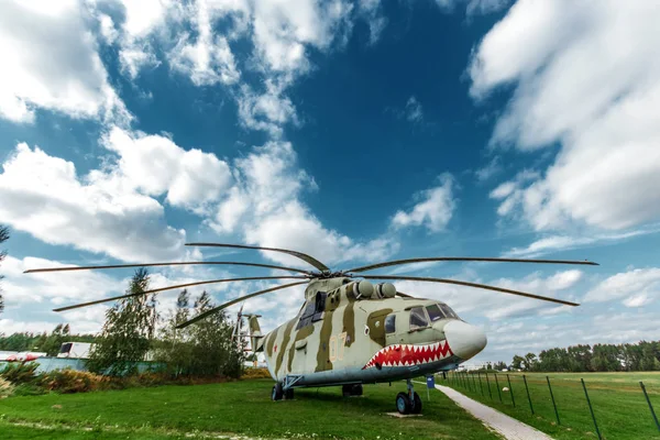 Minsk Bělorusko Září 2018 Muzeum Avionika Vrtulník Víceúčelový Vrtulník Provozu — Stock fotografie