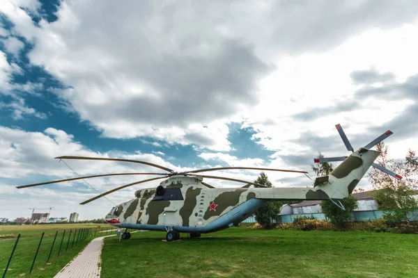 Minsk Bělorusko Září 2018 Muzeum Avionika Vrtulník Víceúčelový Vrtulník Provozu — Stock fotografie