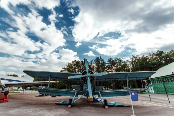 Minsk Belarus September 2018 Museum Avionics Separate Parts Fuselage — Stock Photo, Image