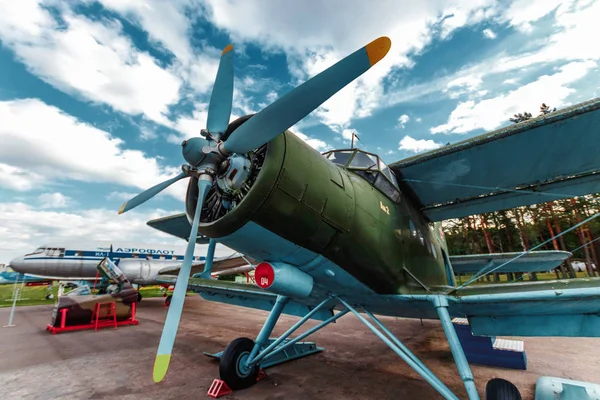 Minsk Biélorussie Septembre 2018 Musée Avionique Parties Séparées Fuselage — Photo