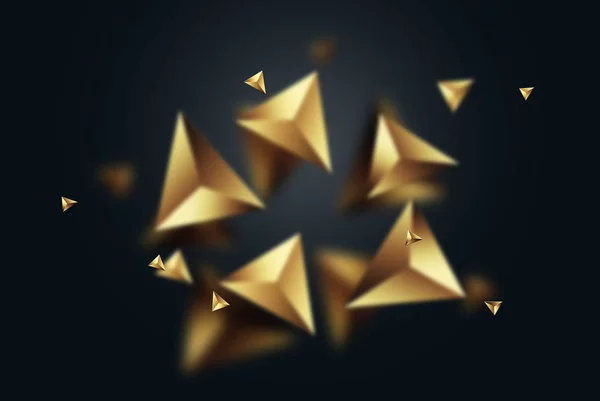 Creative Background Gold Dark Background 2019 Happy New Year Новый — стоковое фото