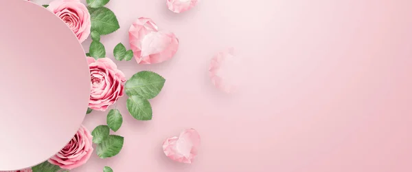Yaratıcı Tasarım Promosyon Afiş Pink Tasarım Açık Renkli Sevgililer Günü — Stok fotoğraf
