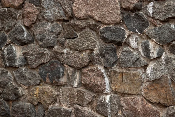 Texture de mur de pierre, partie d'un mur de pierre, pour le fond — Photo