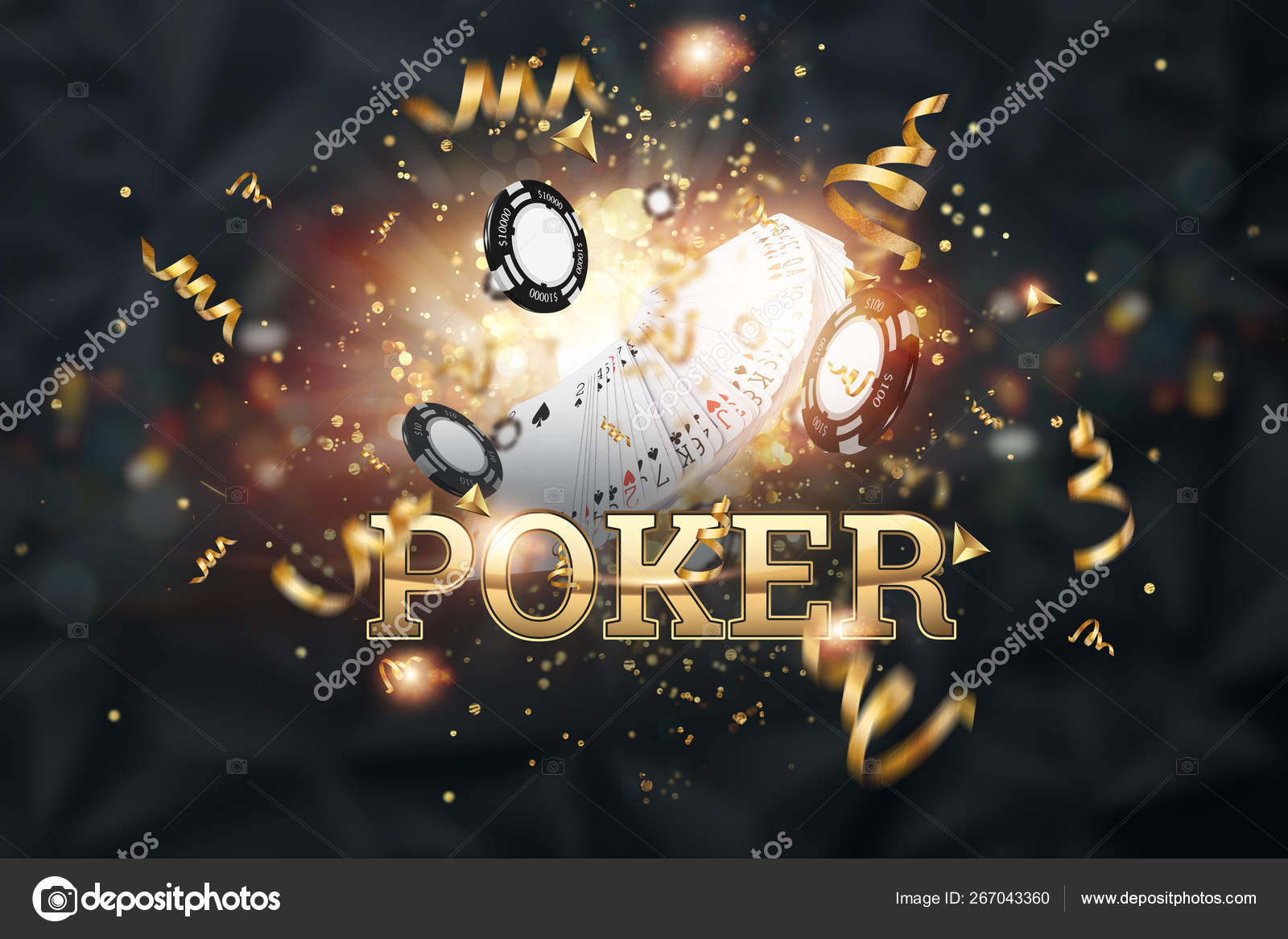 Design De Fundo De Modelo De Casino Criativo Com Chips E Roletas