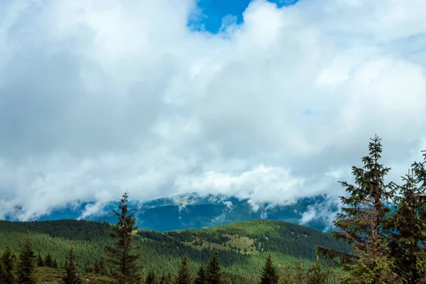 Montagna, bellissimo paesaggio. Ucraina, i Carpazi. Concetto di viaggio, turismo, vacanze, vacanze — Foto Stock