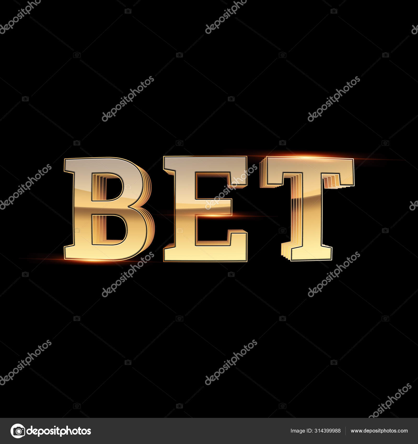 Gold Lettering Bet on a dark background. Bets, sports betting, watch ...