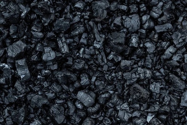 Dunkle Kohlestruktur, Kohlebergbau, fossile Brennstoffe, Umweltverschmutzung. — Stockfoto