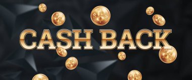 Koyu arkaplanda altın harflerle yazılmış bir yazı. Çevrimiçi para transferi konsepti, dijital ödeme, mobil işlem. 3B illüstrasyon, 3B canlandırma