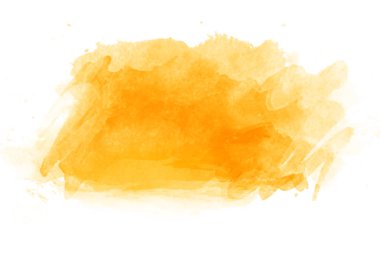 Sarı grafik su renk düzeltme ekleri grafik fırça darbeleri etkisi arka plan tasarımlar öğesi 