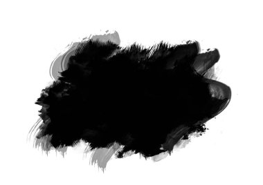 Siyah su renk düzeltme ekleri grafik fırça darbeleri etkisi arka plan tasarımlar öğesi 