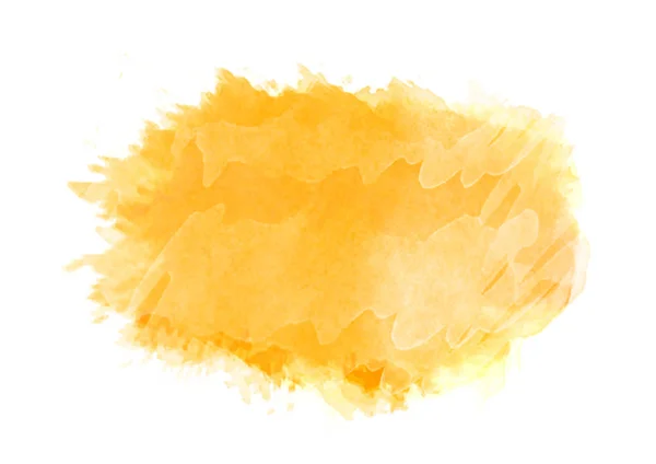 Жовтий Графічний Колір Води Патчі Графічних Мазків Пензля Ефект Фоновий — стокове фото