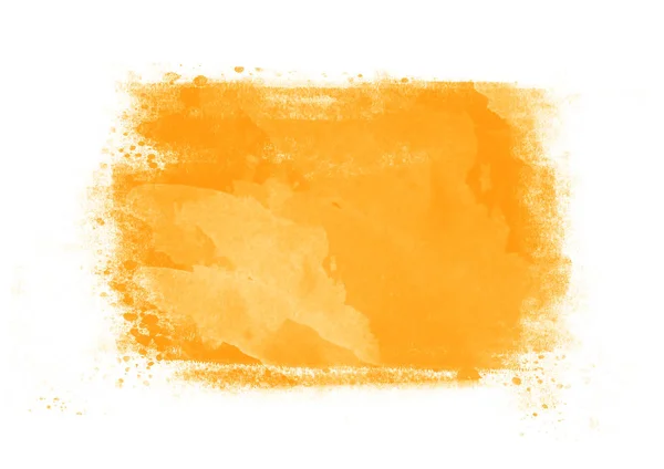 Žlutá Grafické Vody Barva Opravy Grafických Štětce Tahy Efekt Návrhy — Stock fotografie