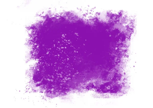 Colori Acqua Viola Patch Pennellate Grafiche Effetto Sfondo Disegni Elemento — Foto Stock