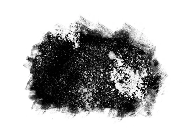 Kolor Czarny Graficzny Patche Graficzny Szczotka Uderzeń Efekt Tła Wzory — Zdjęcie stockowe