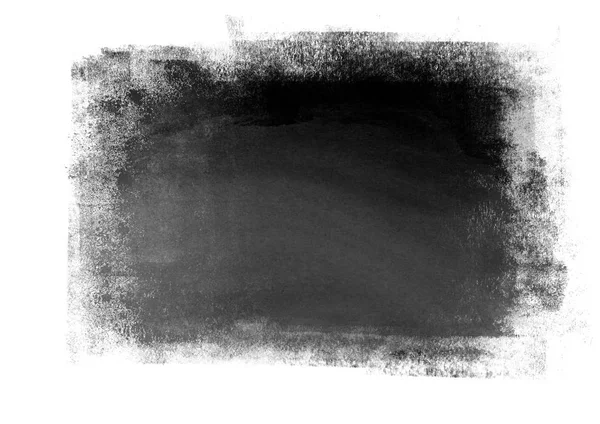 Schwarze Farbe Tinte Grafische Pinselstriche Effekt Hintergrunddesigns Element — Stockfoto