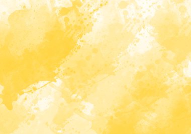 Yellow color patches graphic brush strokes effect background designs element  clipart