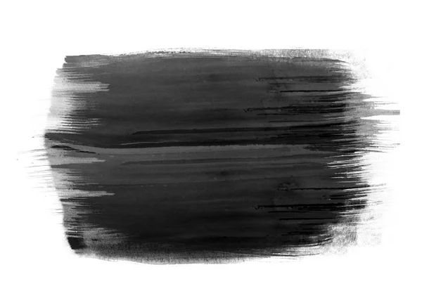 Black Color Patches Graphic Brush Strokes Effect Background Designs Element — Stock Photo, Image
