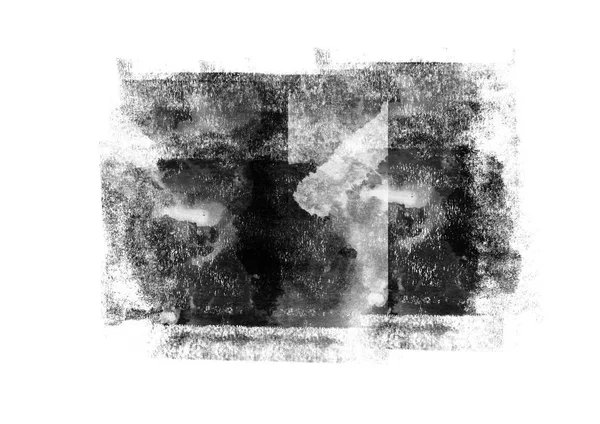 Μαύρο Χρώμα Γραφικού Μπαλώματα Γραφικών Πινέλο Εγκεφαλικά Επεισόδια Επίδραση Στοιχείο — Φωτογραφία Αρχείου