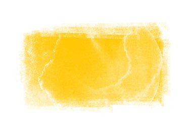 Yellow color graphic patches graphic brush strokes effect background designs element  clipart